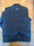 XL BLACK SILVER FOX BUBBLE JACKET